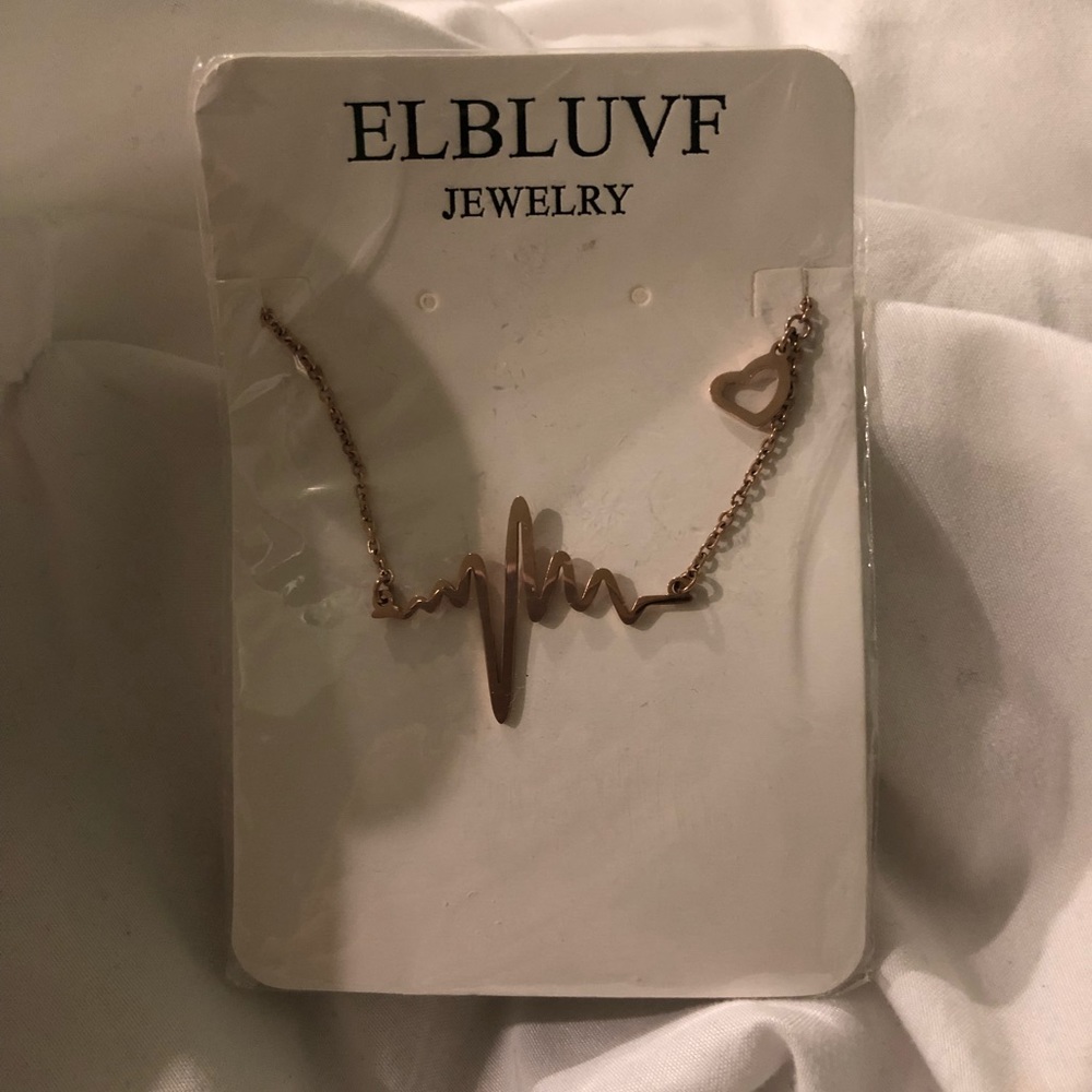 EKG Heartbeat Necklace